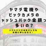 ヤマダ電機のキャッシュバック
